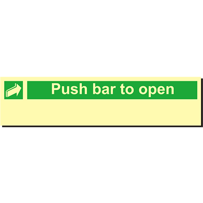 Push bar to Open