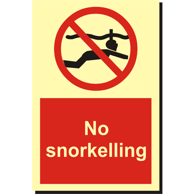 No Snorkelling